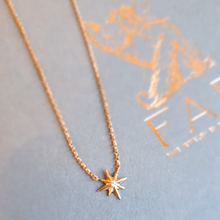 Load image into Gallery viewer, Polaris - Adjustable Length Diamond North Star Necklace