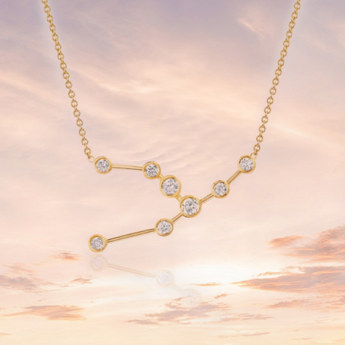 Zodiac Constellation Necklace: Taurus